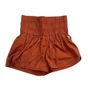 Free People Movement dark orange athletic shorts size XS